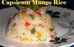 Capsicum Mango Rice Recipe